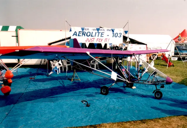 Aerolite 103 on the ground.