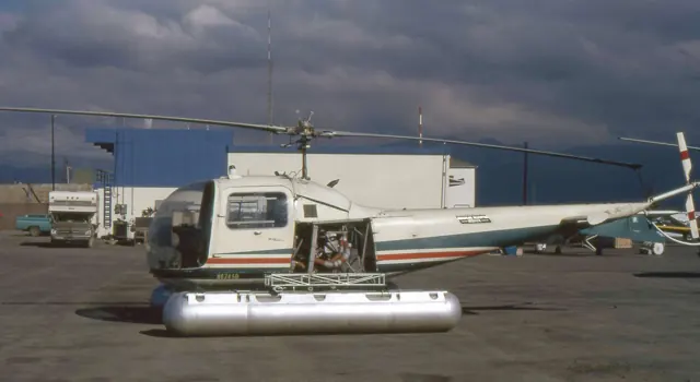 Anchorage Helicopter Service Bell 47J Ranger N6745D.