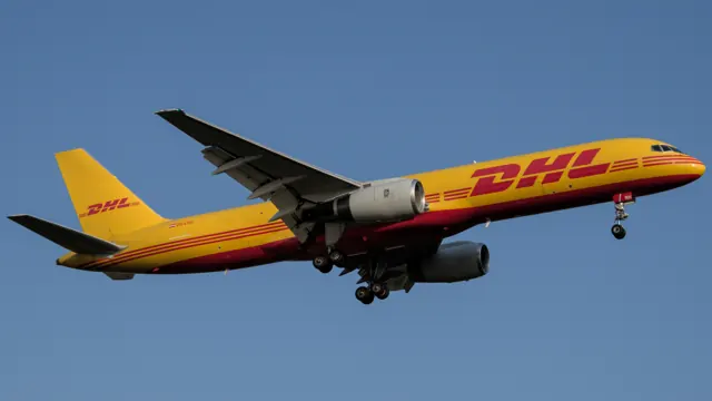 DHL Boeing 757-236(PCF) (OE-LNH),landing at Pisa International Airport,Via Enrico Pezzi,2024.