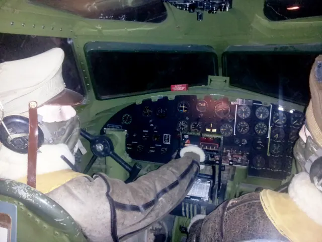 Boeing B-17 Flying Fortress Cockpit, Fantasy of Flight Museum.