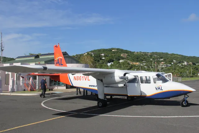 Vieques Air Link Britten-Norman BN-2 Islander at Benjamín Rivera Noriega Airport.