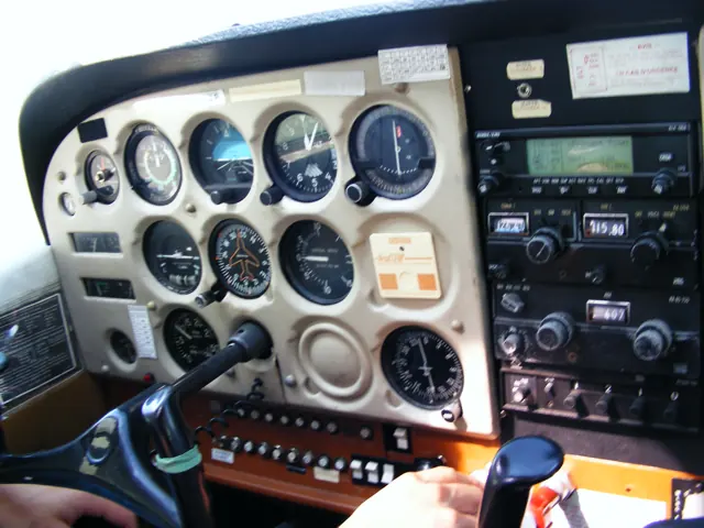 Tableau de bord dun Cessna 172 (2).