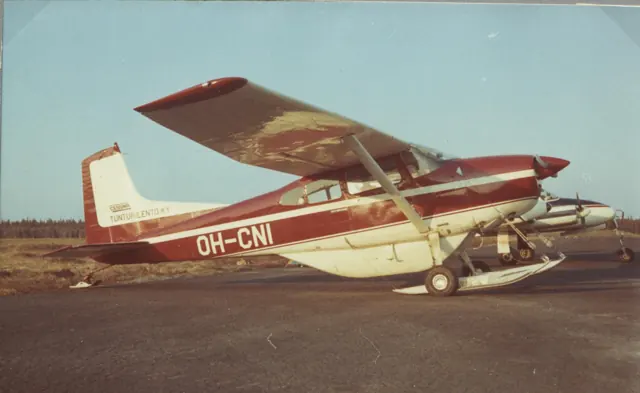 Cessna 185 OH-CNI 1972.