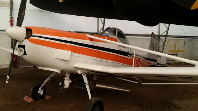 Cessna 188 on display in Calgary.