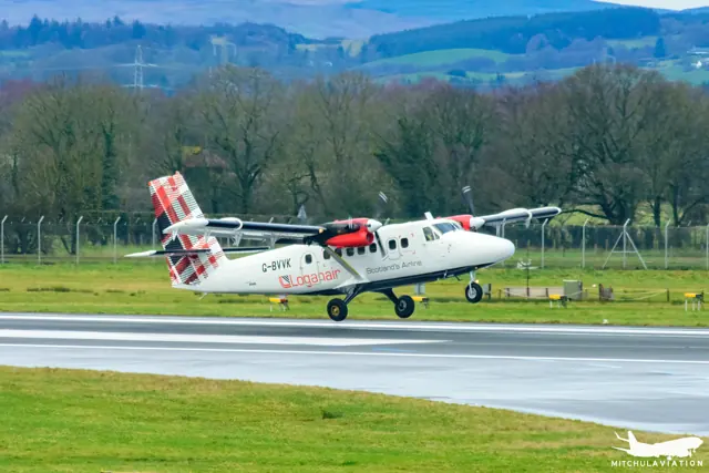 Loganair G-BVVK De Havilland Canada DHC-6 Twin Otter Glasg.