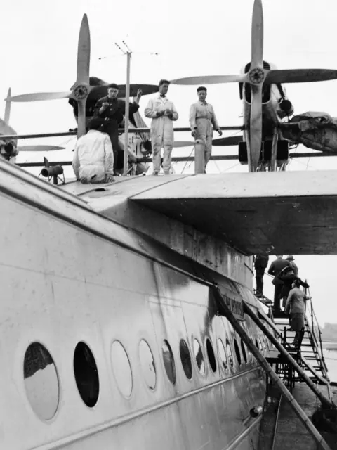 Dornier DO-X hidroplán. Fortepan 6379.