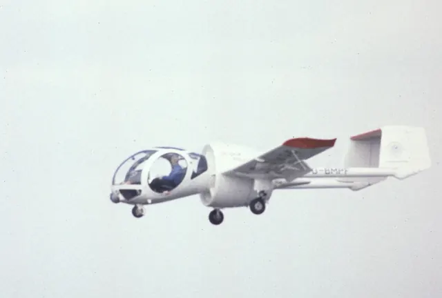 Edgley EA-7 Optica G-BMPF, Farnborough UK, September 1988.