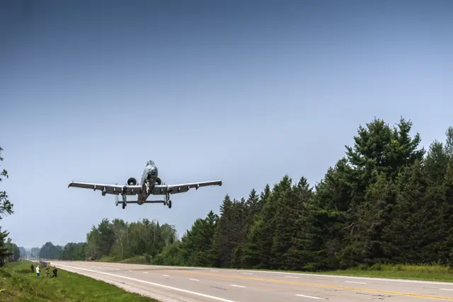 A-10 Highway US Michigan.