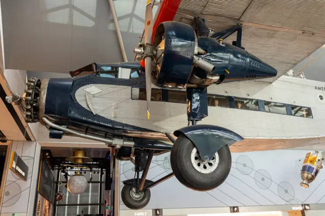 Ford Trimotor on display at the National Air and Space Museum, Washington, DC.