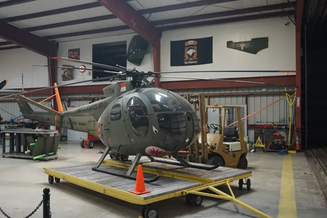Cavanaugh Flight Museum December 2019 53 (Hughes OH-6 Cayuse).