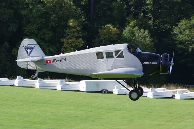 Modern Junkers F 13 reproduction HB-RIM, photographed in September 2025.