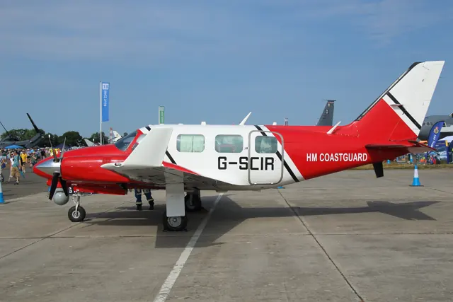 HM COASTGUARD 2EXCEL AVIATION PIPER PA-31 NAVAJO G-SCIR.