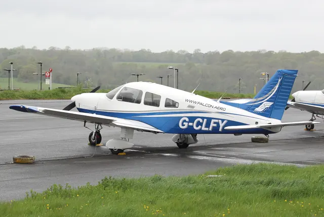FALCON FLYING SERVICES PIPER PA-28 CHEROKEE ARCHER II G-CLFY.