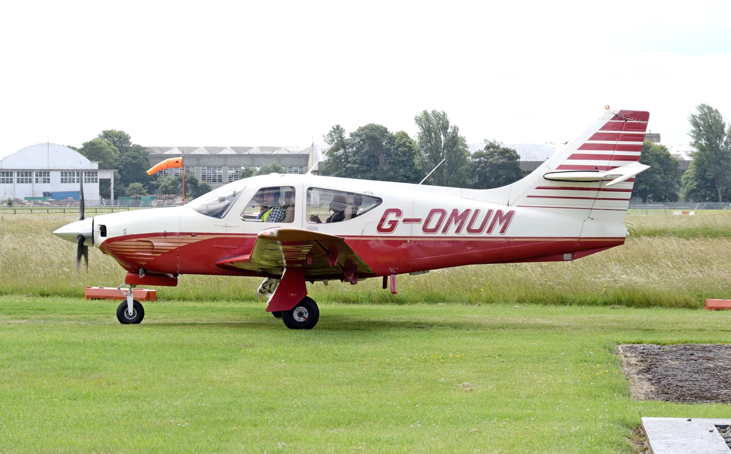 Rockwell Commander 114 (built 1976) Cotswold Airport arp.