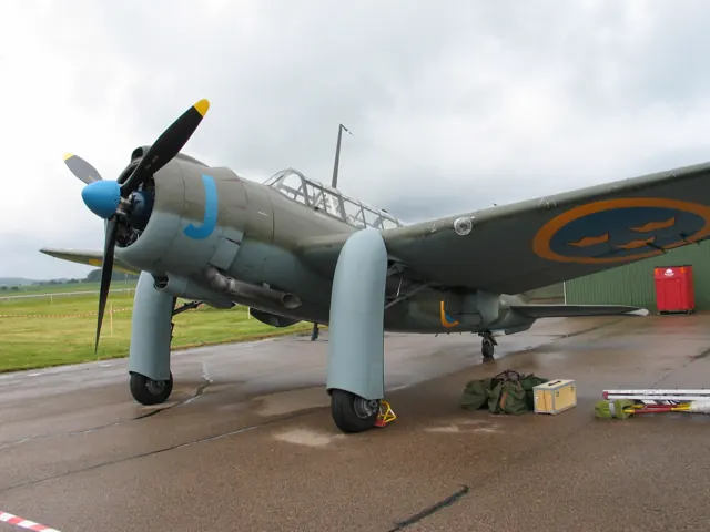 Another view of Saab B 17A SE-BYH; this is not the B 17B variant.