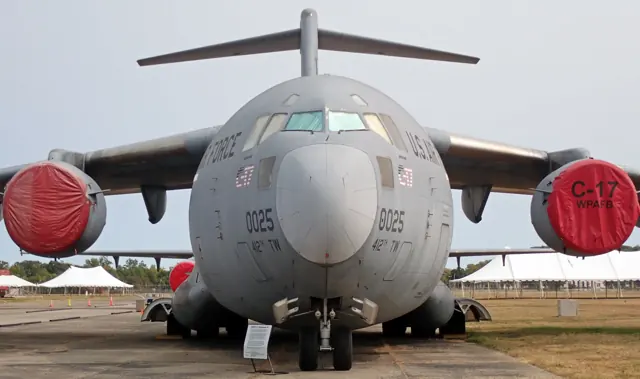 C-17 Globemaster III at the National Museum of the United States Air Force.