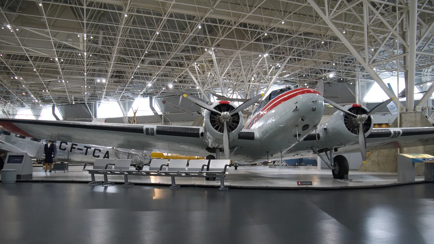Boeing 247D at the Canada Aviation and Space Museum.