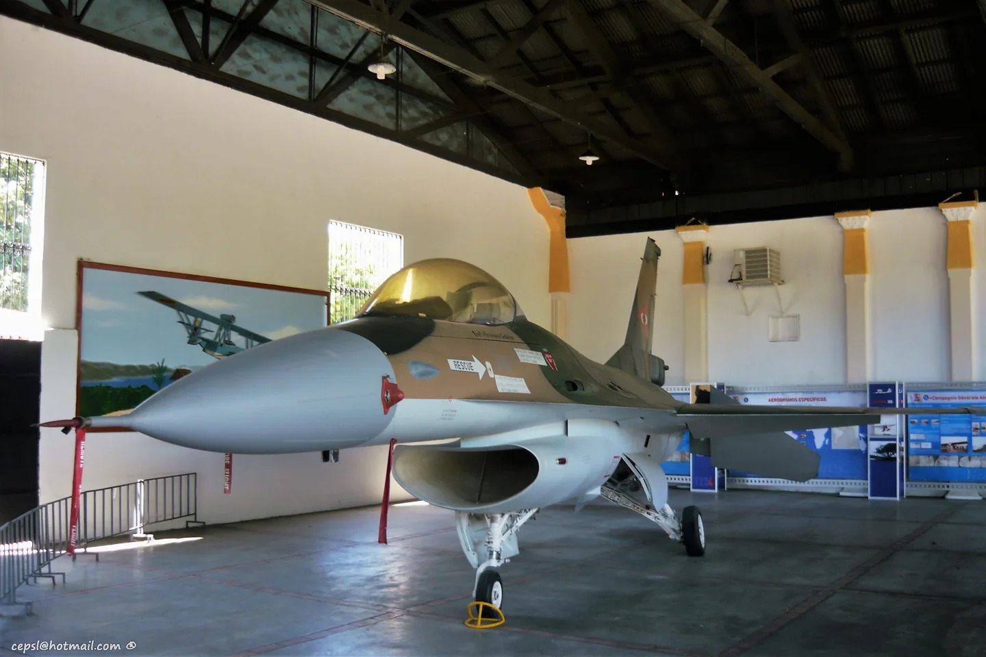 General Dynamics F-16A Fighting Falcon.