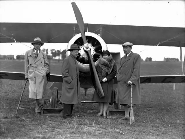 A period photograph of a Nieuport 24bis, the related version with the earlier tail arrangement.