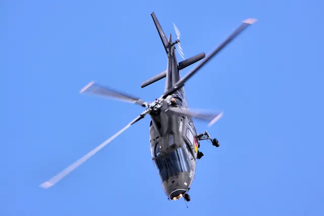 A Belgian A109BA performing a display flight, 2013