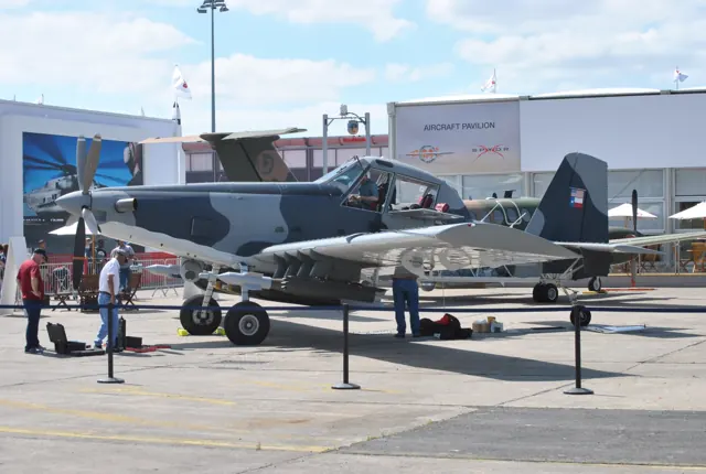 The AT-802L Longsword at Paris Air Show 2017
