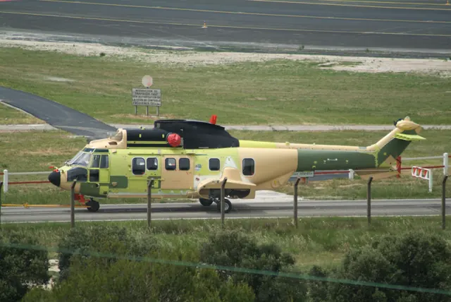 Partially-assembled H225 at Marseille , France, 2007