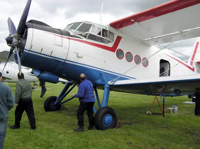 Closeup of a private An-2TP