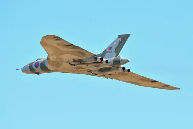 Avro Vulcan XH558 at Duxford Airshow 2012