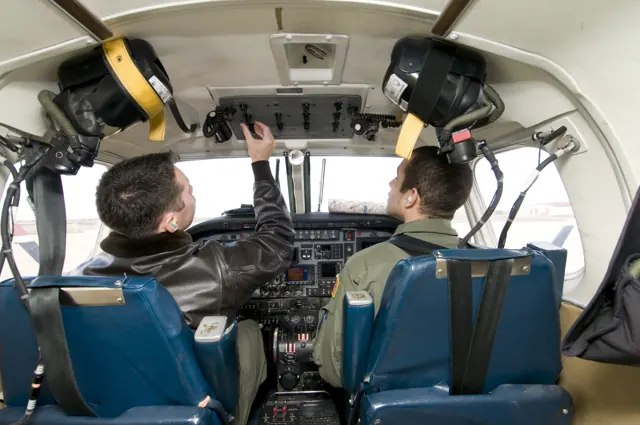Cockpit of a T-44C Pegasus