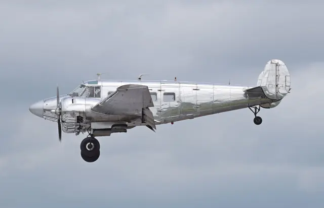 A Model G18S arriving at the 2016 RIAT , England