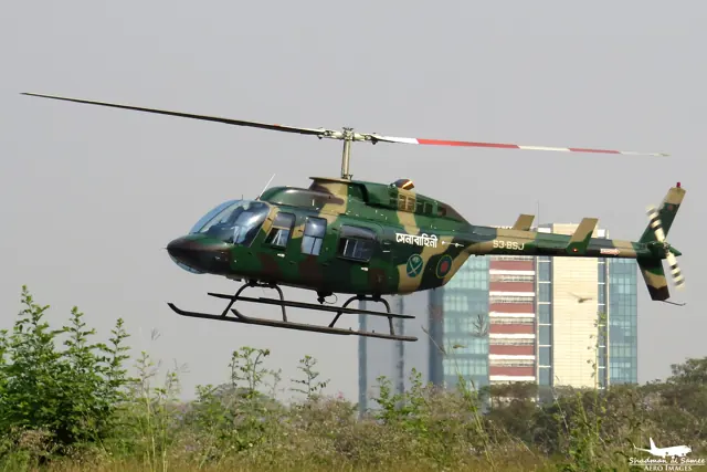 A Bell 206-L4 of the Bangladesh Army