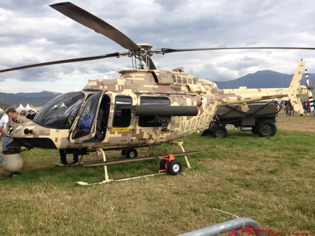 Bell 407 GT Experimental helicopter at Airpower 2013 in Zeltweg, Austria