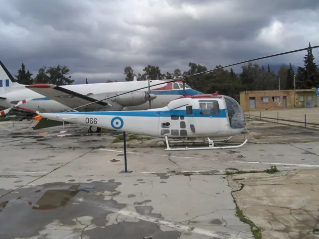 Agusta-Bell 47J Ranger at the Hellenic Air Force Museum at Dekelia (Tatoi), Athens, Greece