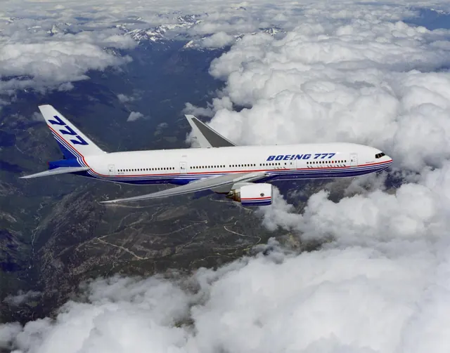 The 777 made its maiden flight on June 12, 1994.
