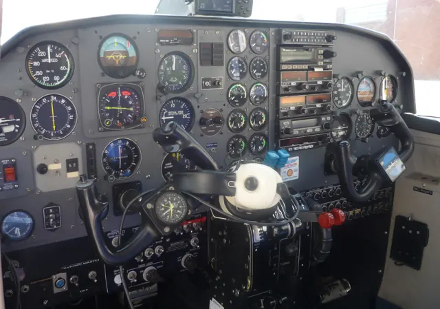 Cockpit of a BN-2 Islander