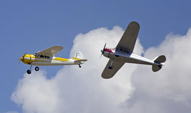1953 Cessna 195B and 1948 Cessna 190