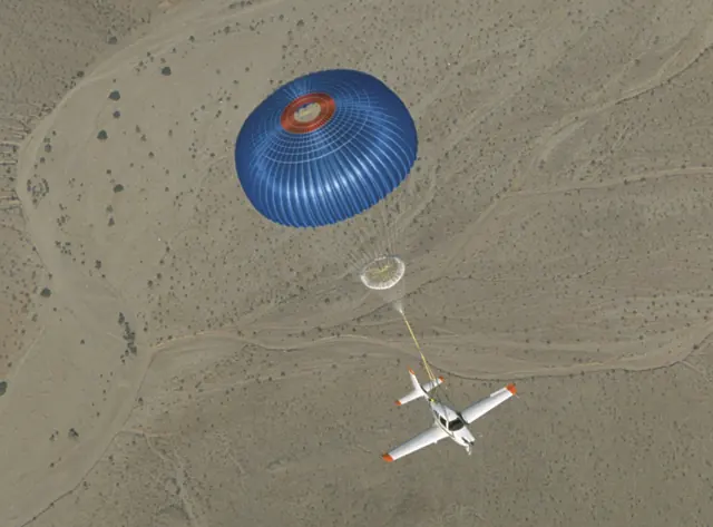 SR20 deploying CAPS during certification flight-testing in 1998