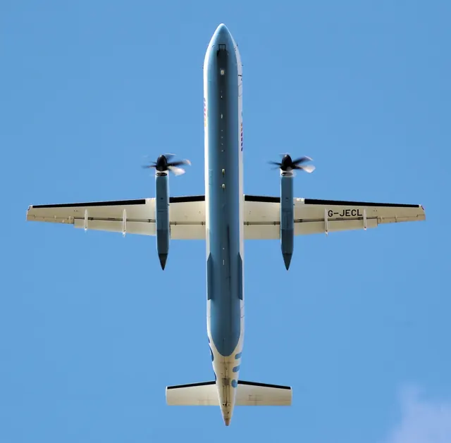 A Q400 planform view