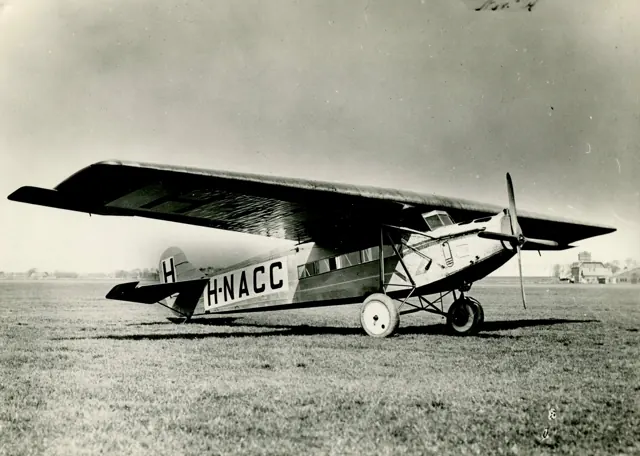 F.VII prototype at Schiphol airport.