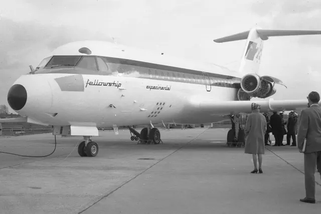 Prototype one month before its 9 May 1967 first flight