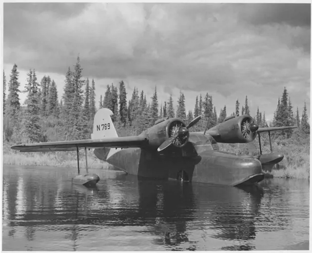 A Grumman Goose on the water