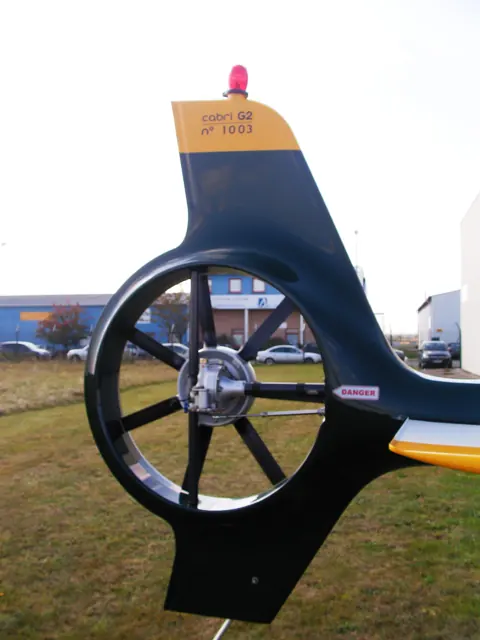 Cabri Fenestron tail rotor