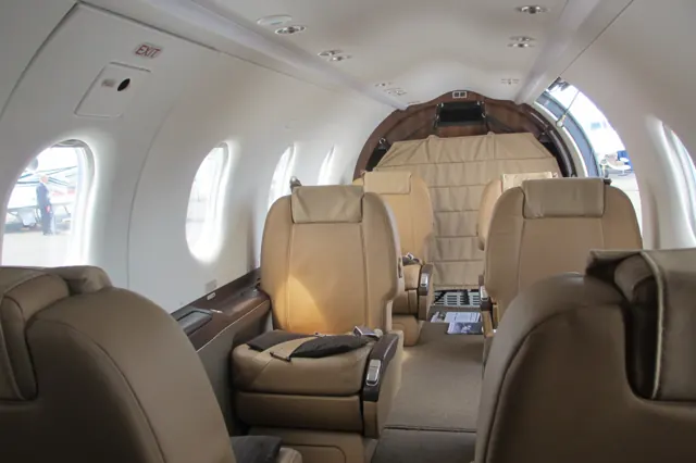 Pilatus PC-12 interior cabin