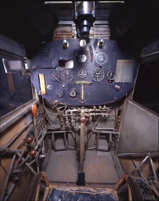 View of the cockpit.