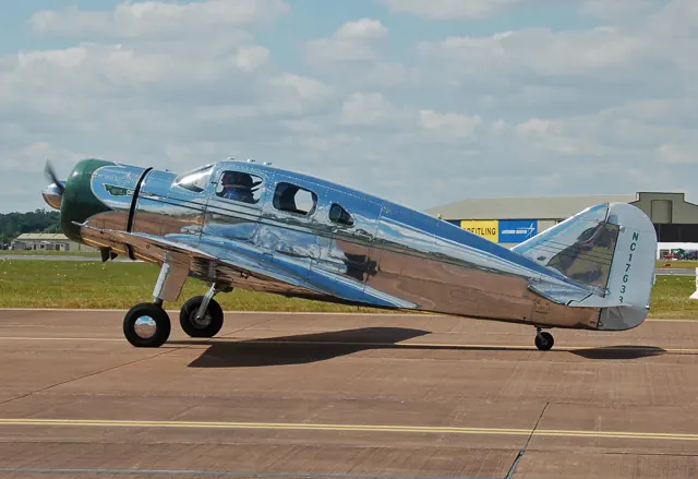 An Executive 7W arrives for the 2014 Royal International Air Tattoo , England