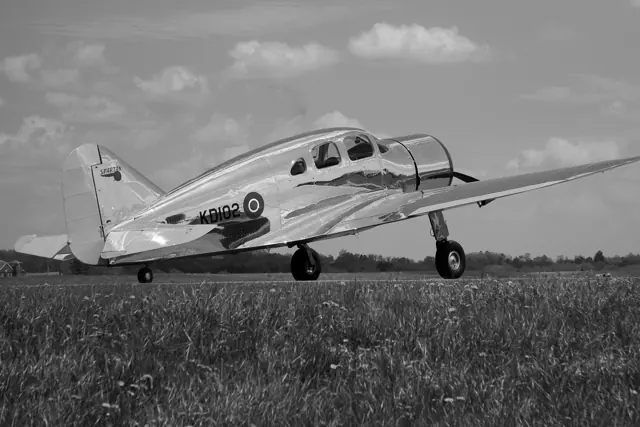Contemporary photo of Spartan Executive S/N 17 as it would have looked while serving in the RAF at Dorval, Canada during WW II.
