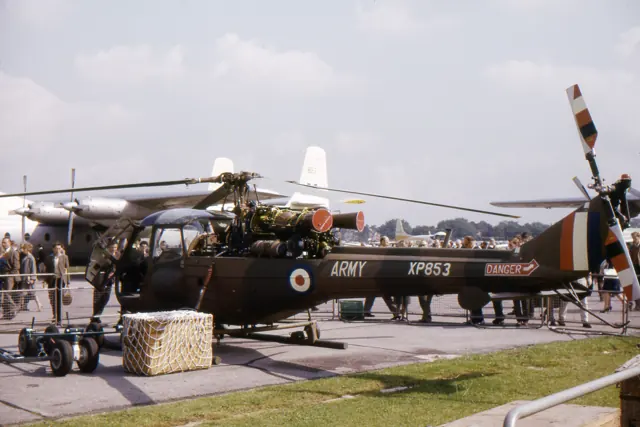 Scout AH.1 at SBAC show , Farnborough 1962
