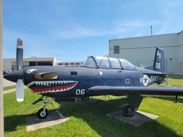 Beechcraft T-34C Turbo Mentor.