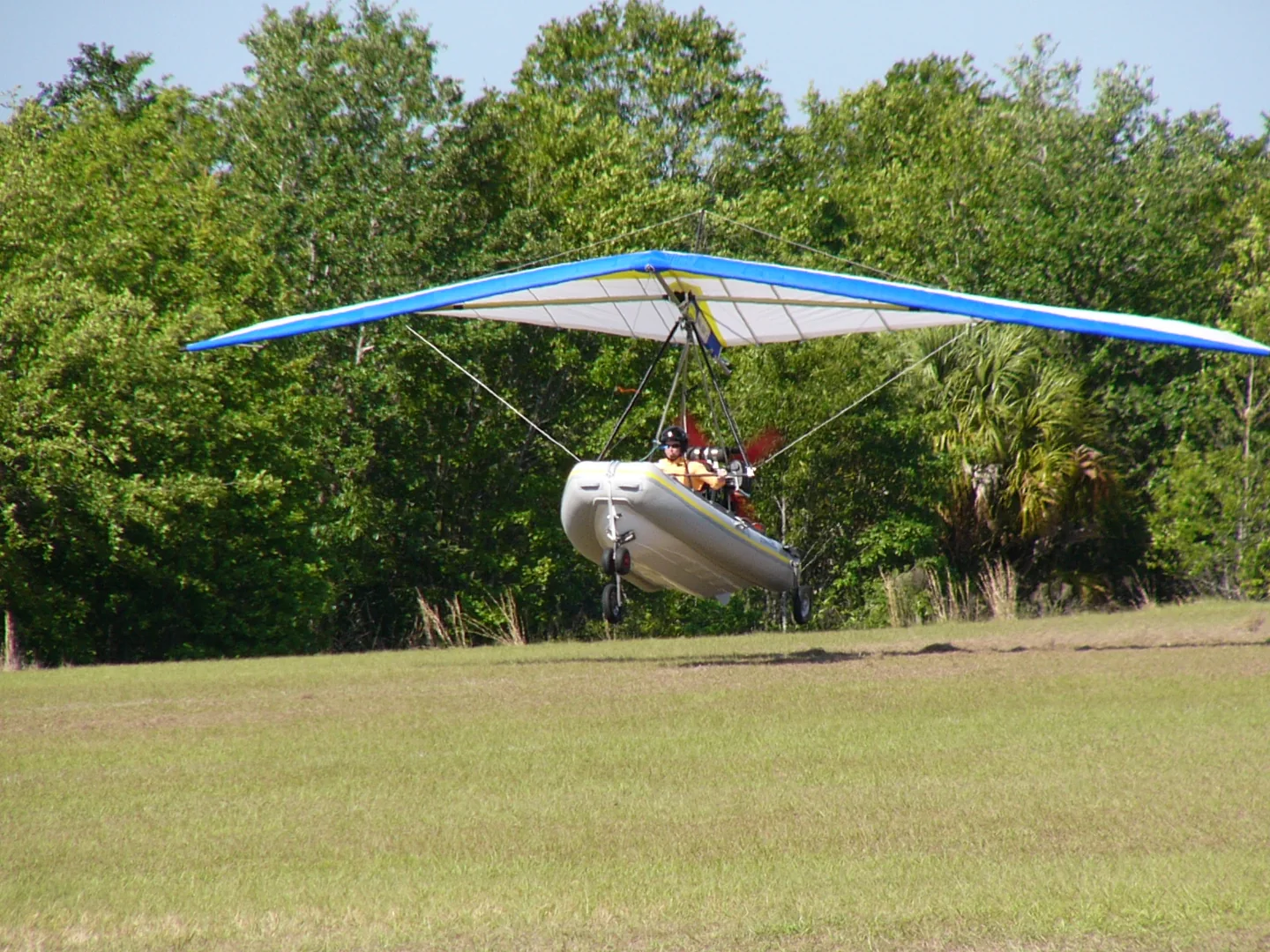 Polaris AM-FIB amphibious flying inflatable boat.