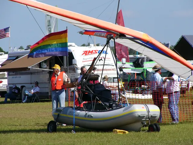 Polaris AM-FIB amphibious flying inflatable boat.